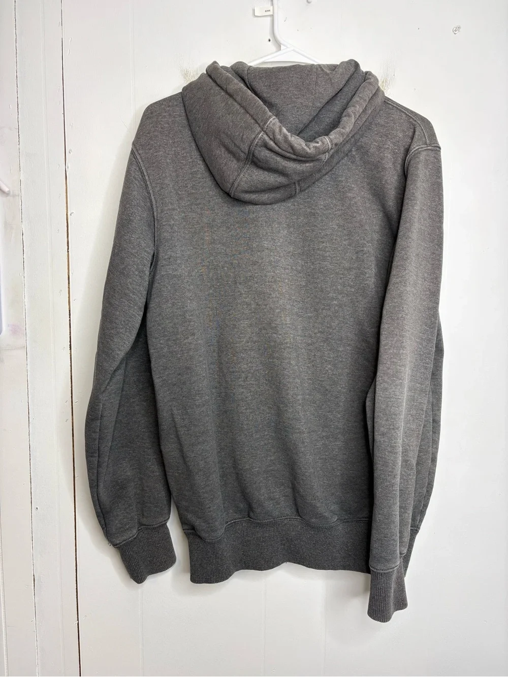 Carhartt Sweatshirt Mens Small Hooded Rain Defender Gray Heavyweight Warm